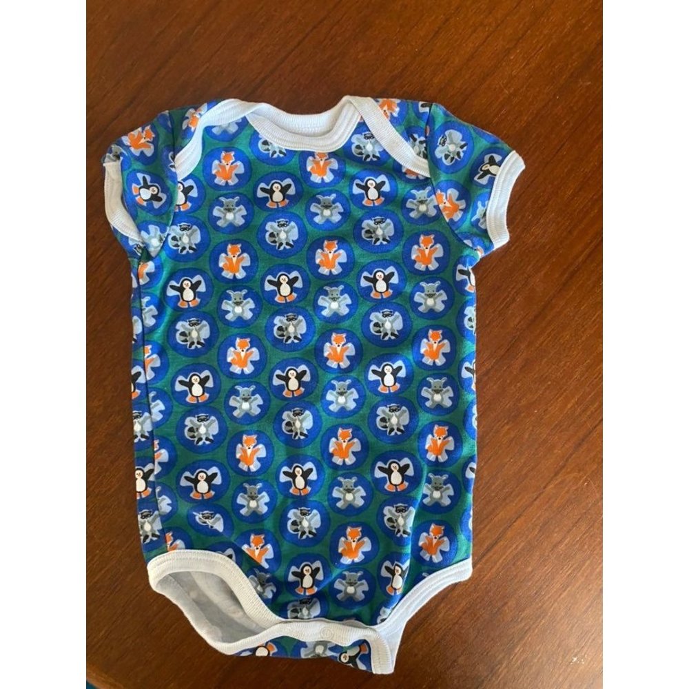 Roller Rabbit Short Sleeve Onesie Sno Angel 3-6m